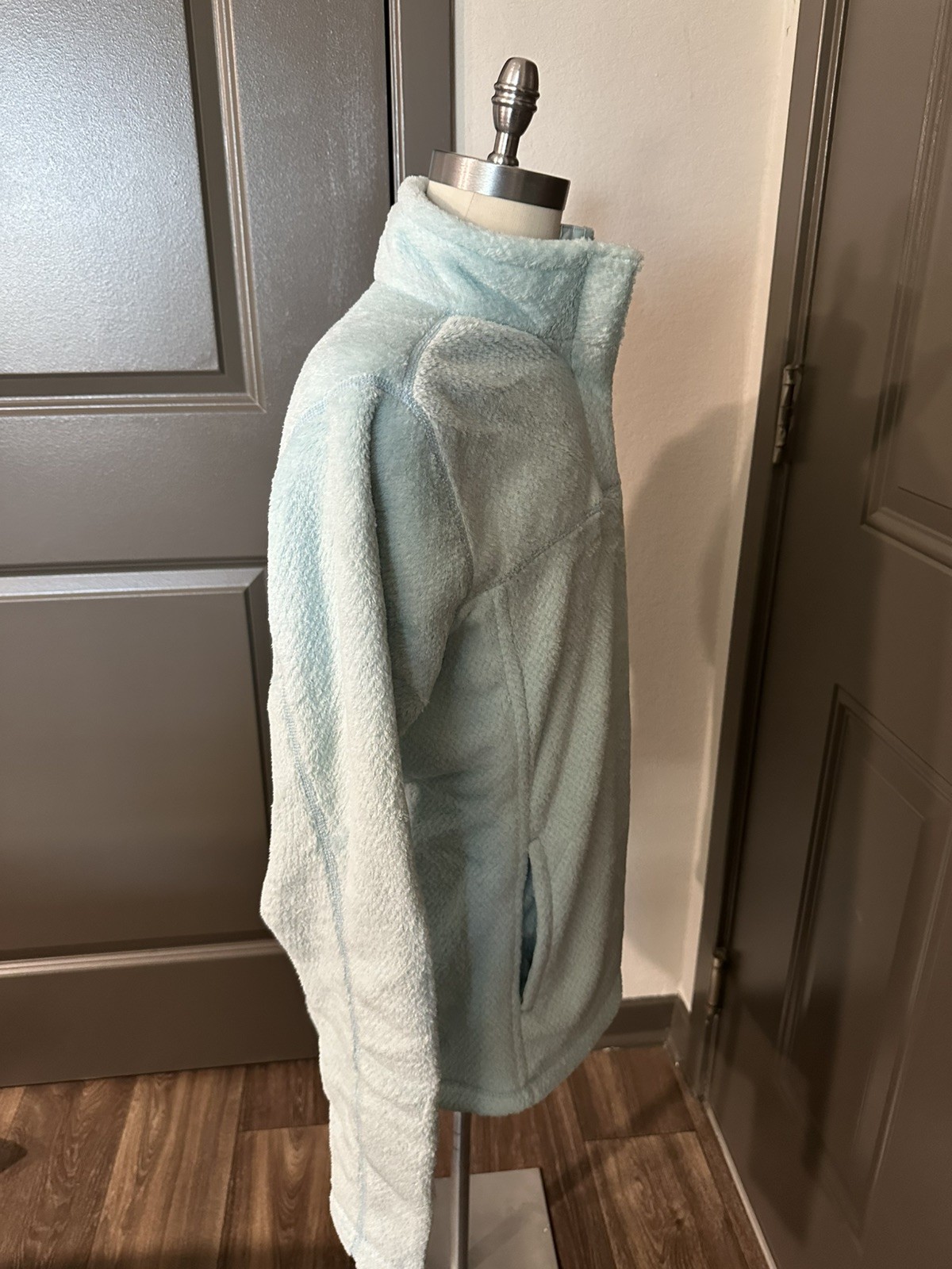 Patagonia Re-Tool Snap T Pullover Women’s Med Fleece Size M Atoll Blue NWT thumbnail 2