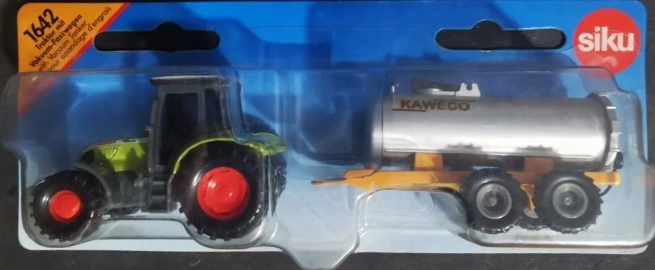 SIKU 1642 Trattore CLASS con rimorchio cisterna - scala H0 - Immagine 3 di 4