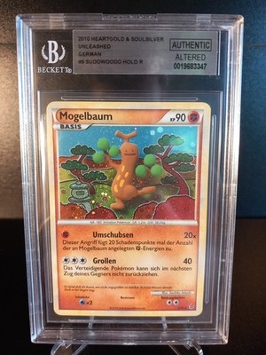 Pokemon Mogelbaum 9/95 Holo Heartgold&Soulsilver 2010 Beckett Authentic 