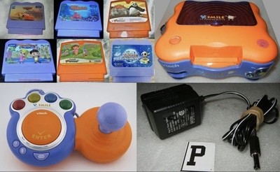 VTech Vsmile TV Learning System 1 Console 1 Controller 1 Power + 6 Games GUC