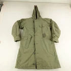 Vintage WW2 US Navy Jacket Alpaca Fur Lined N-2 Deck Coat 1940s Military Parka