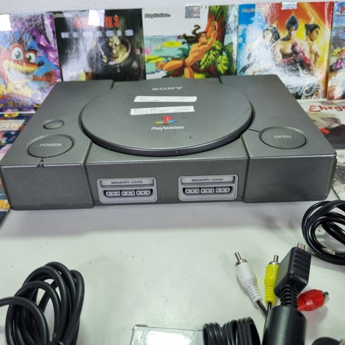 Sony PS1 Console With 20 GAMES 1 Controllers all Cables - READ DESCRIPTION- - Picture 15 of 23