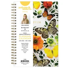 Artisans & Makers Sara Harding 2026 Weekly and Monthly Planner, January 2026 ...