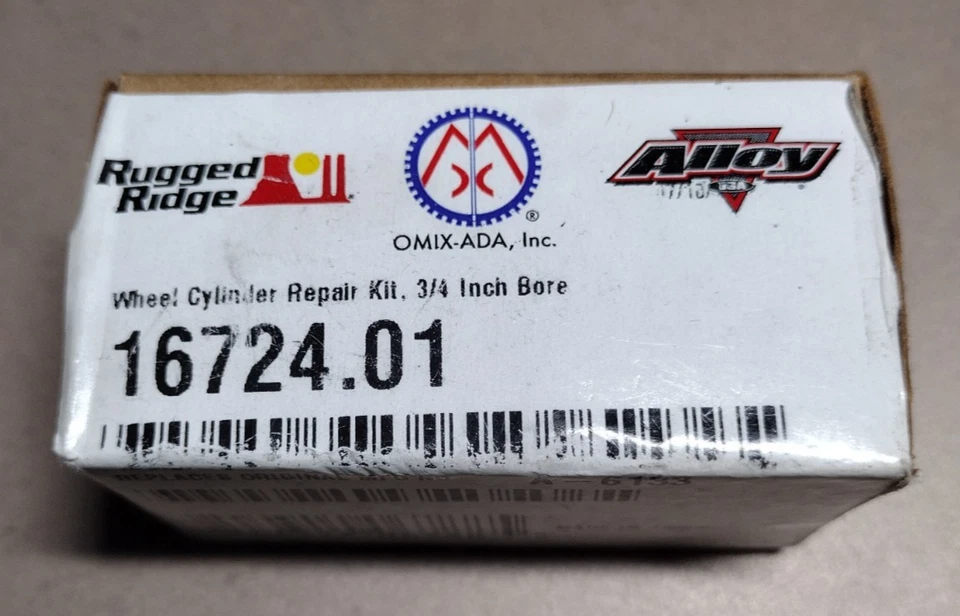 Pair of Jeep Wheel Cylinder Repair Kits 3/4" Bore Wheel Part # 16724.01 Omix - Image 2 of 4