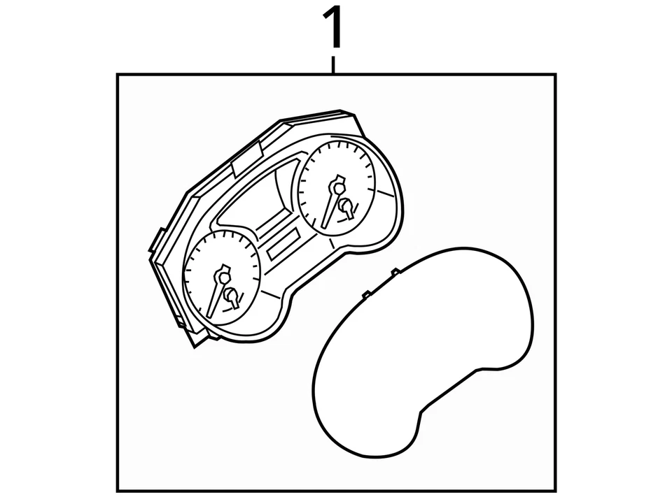 Cuadro de instrumentos velocímetro Nissan Pathfinder 2014-2014 indicadores DC9RD Foto 4 de 4
