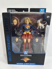 McFarlane DC Multiverse Supergirl & Puppy Krypto Deluxe Theatrical Edition NEW