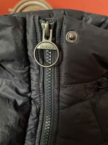 Abrigo Barbour Sandyford 18 Pit2pit de gran tamaño 27 pulgadas de grosor cálido Country Coast azul marino - Imagen 6 de 13