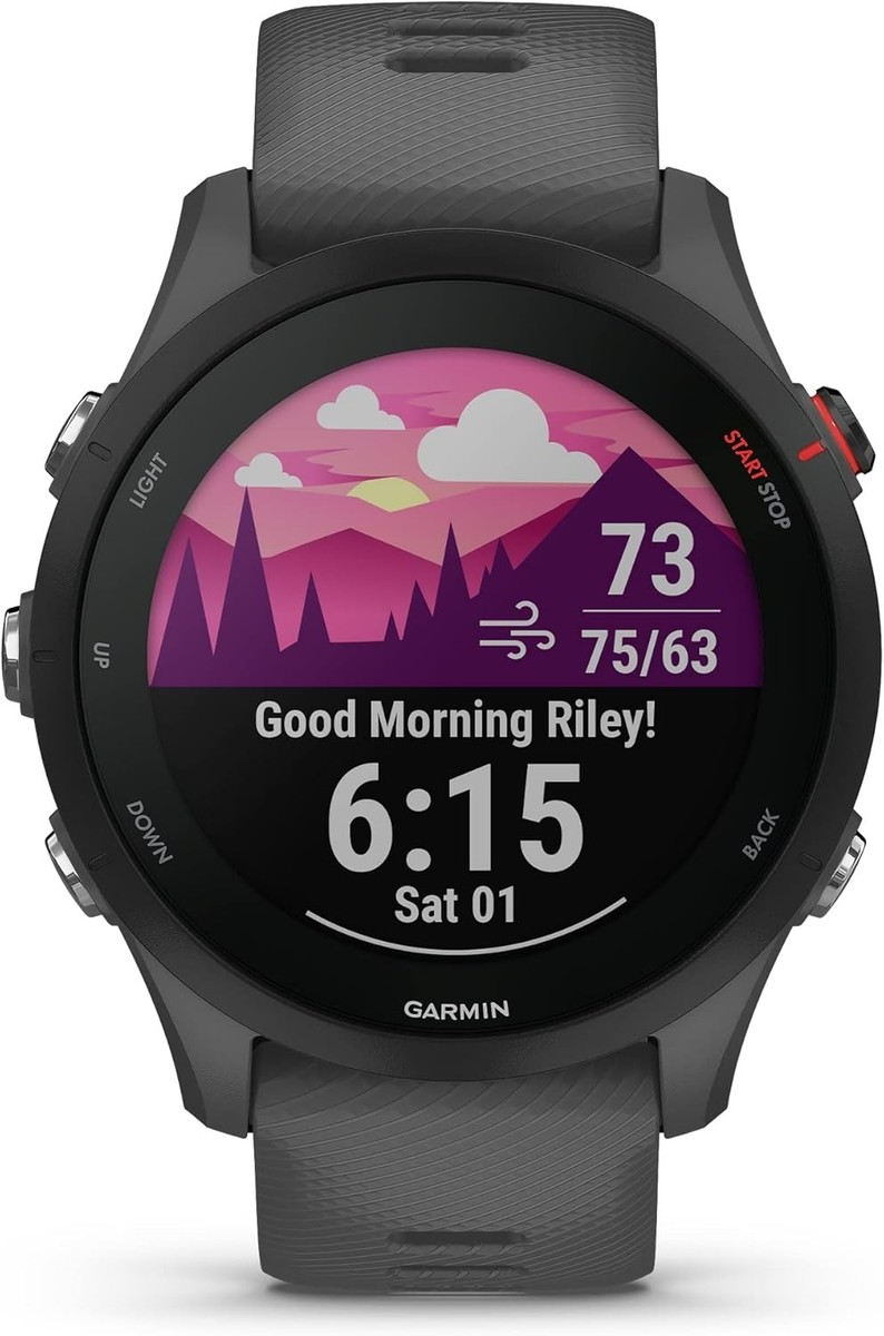 Garmin Forerunner 255 GPS Watch - Slate Gray for sale online | eBay