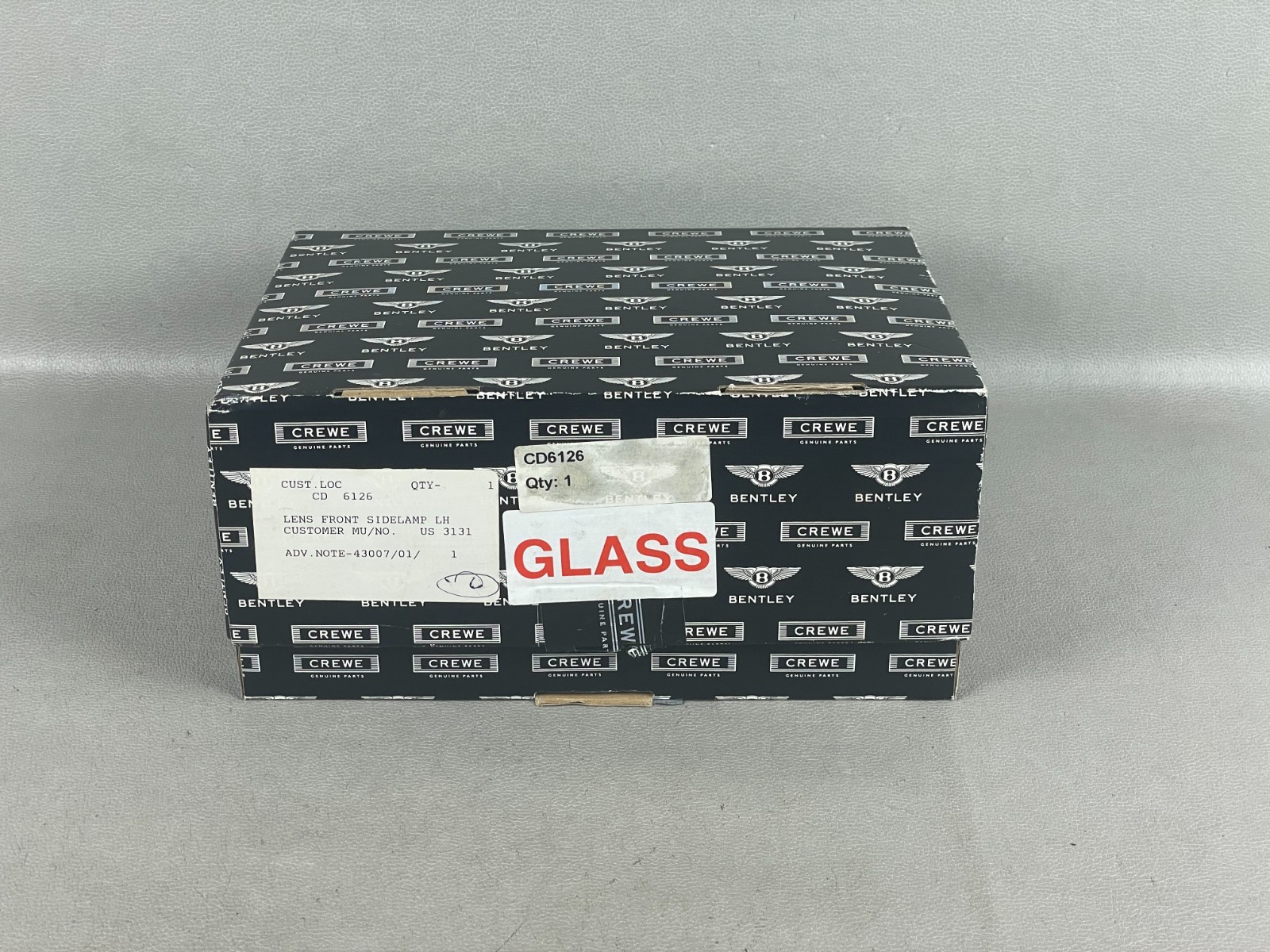 New! 1981–1992 Bentley Mulsanne Left Driver LH Side Lens Front Sidelamp OEM