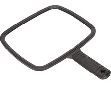 Professional Handheld Salon Barbers Hairdressers Paddle Mirror Tool with Handle