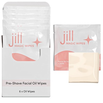 Jill Magic Wipes | Dermaplane Oil for Pre-Shave Dermaplaning Skin... 