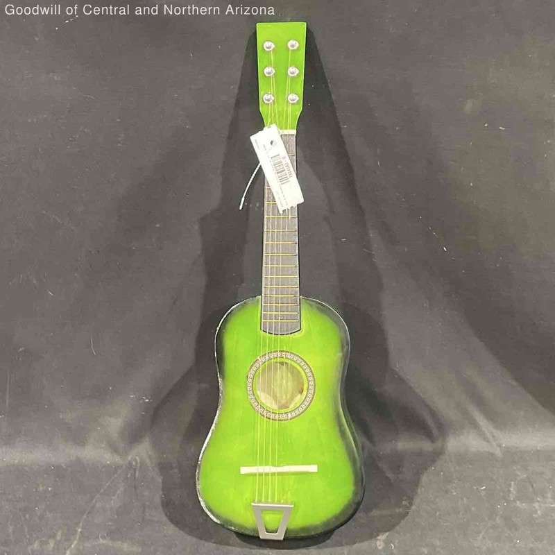 Star Kids Acoustic 6-String 23inch Guitar In Green And Black Finish