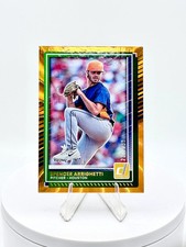 2025 Panini Donruss Baseball - Spencer Arrighetti #47 Orange Laser /299