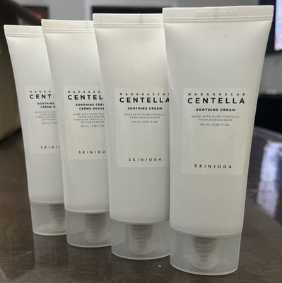 4 PCS x SKIN1004 Madagascar Centella Soothing Cream 3.38 Fl Oz - New No Box