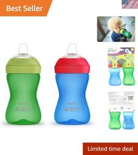 10oz Philips Avent Grippy Sippy Cups - Dishwasher Safe, Baby-Friendly Design