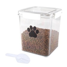 5L Dog Food Storage Container,Airtight Pet Food Storage Containers with Spoon...