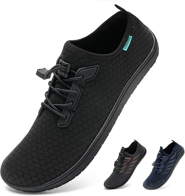 Zapatos de Agua Mujeres Zapatos de Playa Zapatos Descalzos Ligeros Hombres Gimnasio Natación Surf (A Wh