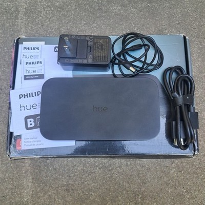 Philips Hue HDMI 4k Sync Box Black App Control w/ Power Adapter & Cable, HDMI 