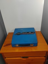 Vintage Royal Century Portable 2-Tone Blue Typewriter Tested Need Cleaning thumbnail