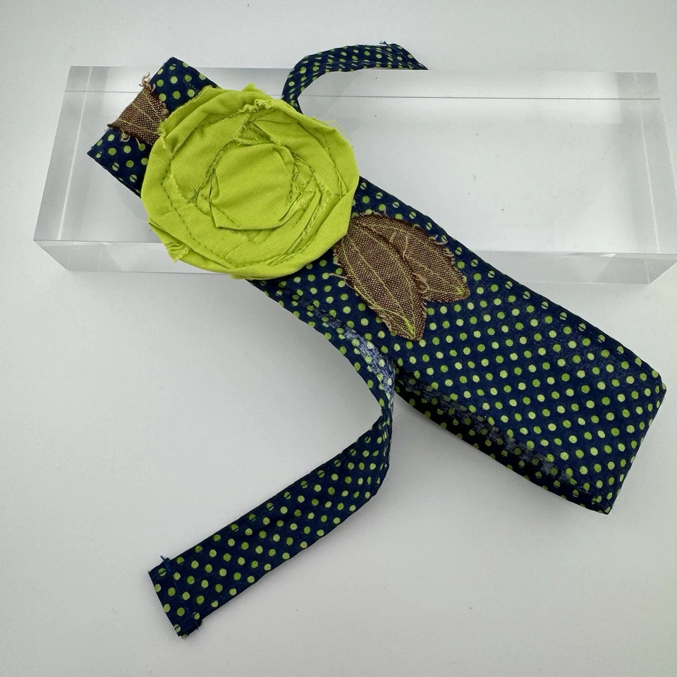 Diadema Rosa Vintage Sombrero Banda Tela Cosida a Mano Retro Boho Flor Niño Nuevo sin Etiquetas Foto 3 de 4