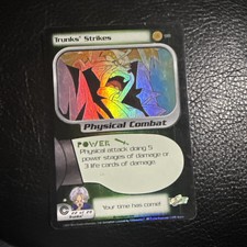 DBZ Dragon Ball Z FOIL Trunks Strikes 98 CCG Unlimited Trunks Saga