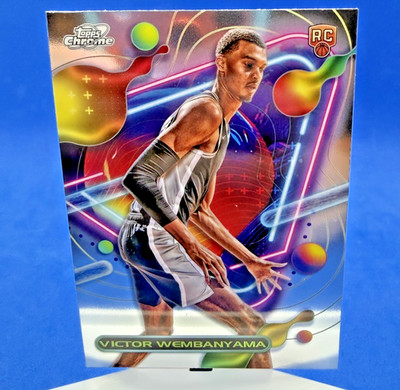 2023-24 Topps Chrome COSMIC Victor Wembanyama #151. Rookie RC HOT!!! B