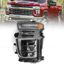 Left Full LED Headlight for Chevy Silverado 2020-2023 Driver Side 2500HD 3500H