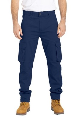Herren Cargohose Thermohose Dehnbund Arbeit Hose Winter Cargo Hose gefüttert