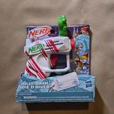 Nerf Elite 2.0 Jolly Dash Dart Blaster Toy Christmas Holiday New Hasbro Small