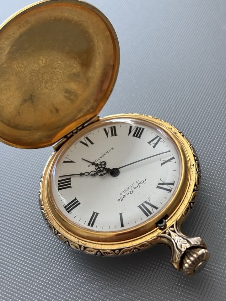 Vintage Pocket Watch 17 Jewels Andre Rivalle | eBay