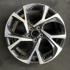 Toyota Machined Black C-HR OEM Wheel 18" 2018-2022 Factory Rim Original 75224A