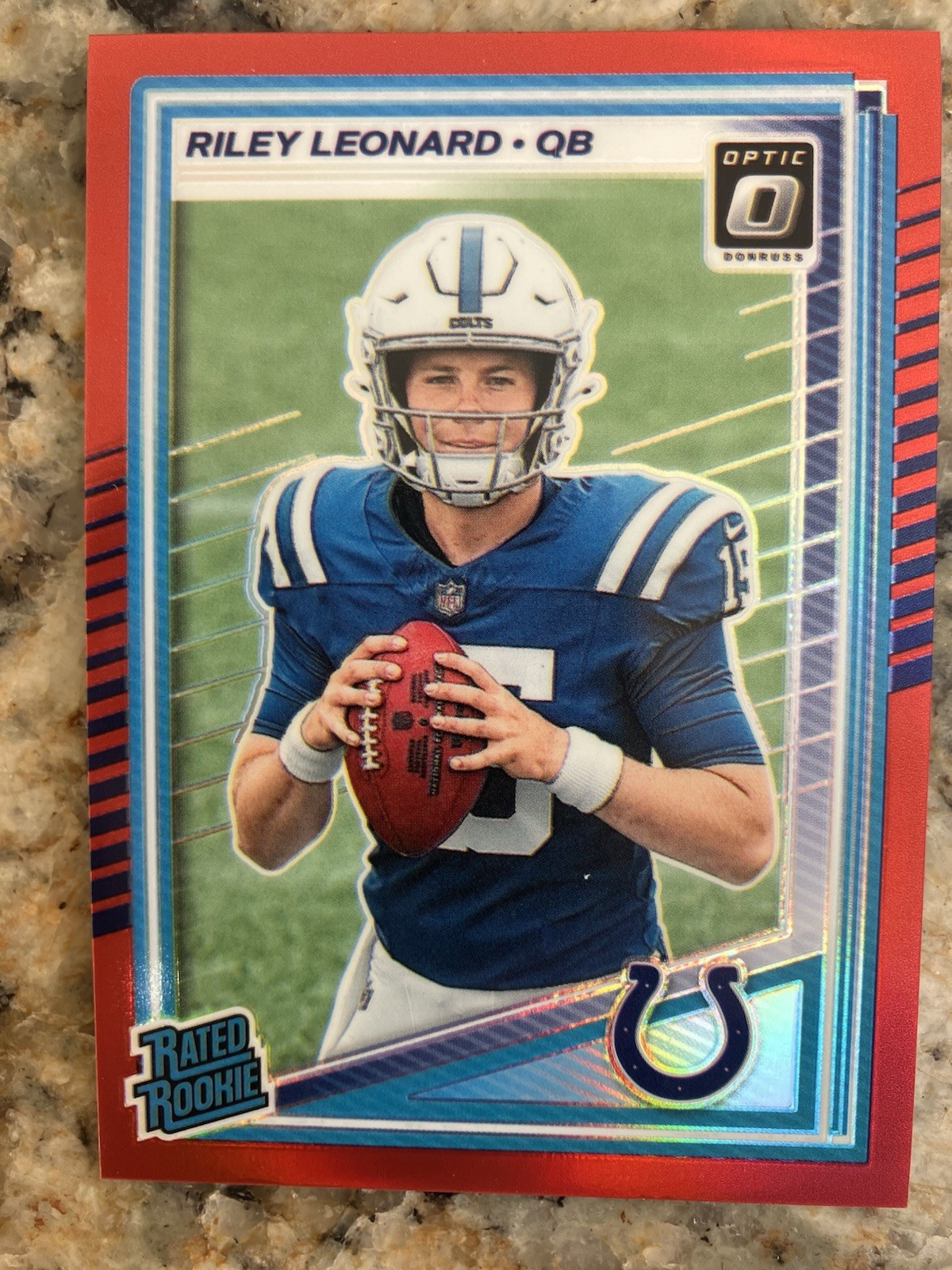 Riley Leonard Panini Donruss Optic #255 Red