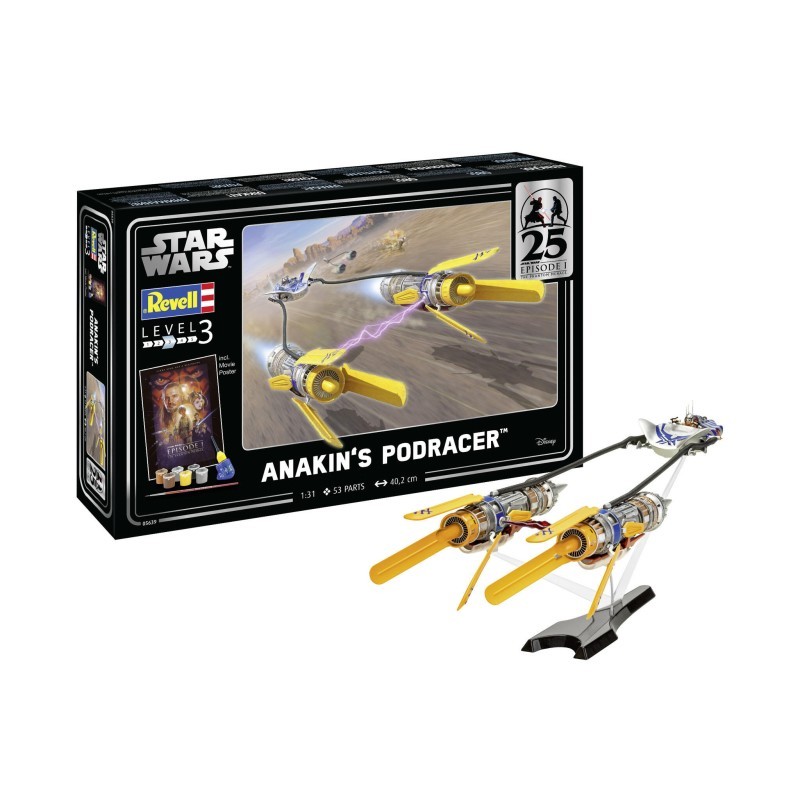 Maquette Revell 05639 Podracer d'Anakin Star Wars 1/31 Idée Cadeau Complète