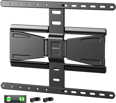 monTEK 0.77'' Ultra Slim TV Wall Mount for 43-90 Inch TVs, 43''-90'' TV, Black