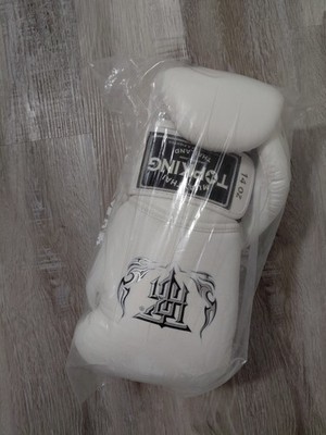 Top King boxing gloves Leather 14 Oz Muay Thai Kickboxing MMA