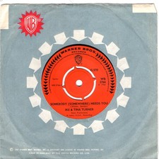 Ike & Tina Turner Somebody (somewhere) Needs You WB 5766 Soul Northern Motown
