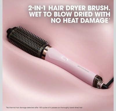 ghd duet blowdry 2-in-1 Brush Dryer Hair Dryer Brush Pink
