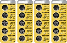 TOSHIBA CR2032 Battery 3V Lithium Coin Cell 20 Batteries 5 Count Pak of 4 
