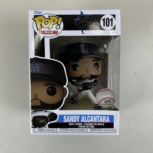 Pop! MLB Miami Marlins Sandy Alcantara #101 Vinyl Figure Funko New