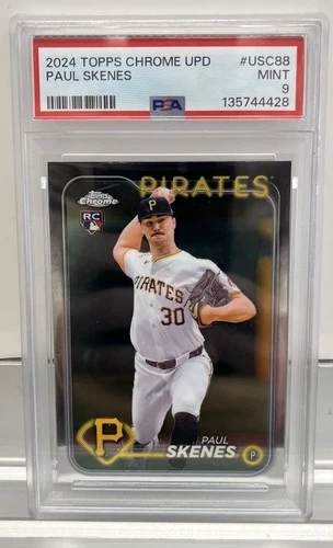 2024 Topps Chrome Update Series Paul Skenes #USC88 (RC) PSA 9
