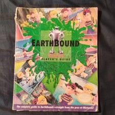 Earthbound Nintendo Player's Guide w/ all 6 Scratch Sniff Cards See Photos