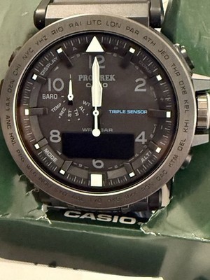 Casio Pro Trek Triple Sensor Tough Solar PRG-650Y New with Box in US!!