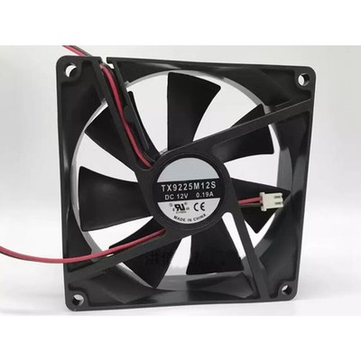 For TX9225M12S DC12V 0.19A 9025 9CM 2PIN Cooling Fan