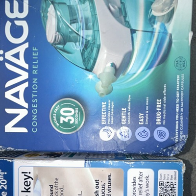 #ad Navage Sinus Irrigation System Drug Free White Blue Adult Easy to Use Effective $48.11