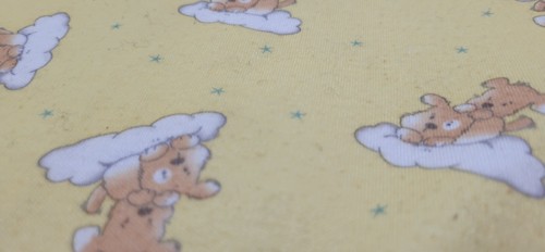 L) My Michelle Puppy Dog Clouds Yellow Girl Sleep Pajama 14 - Picture 8 of 10