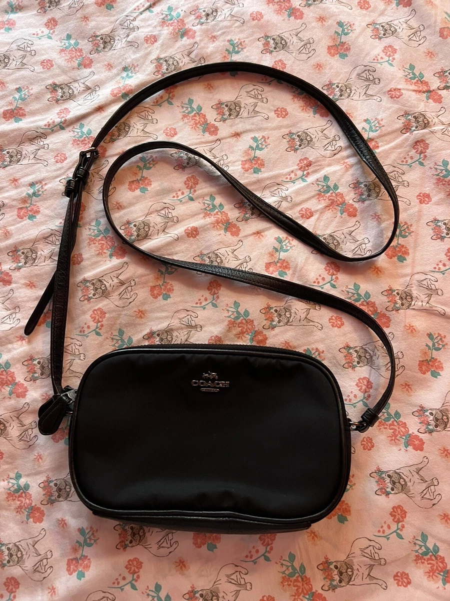 COACH Nylon Crossbody Bag in Black