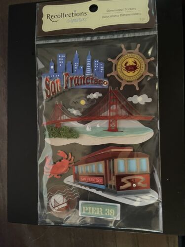 Brand New | Recollections Signature Dimensional Stickers | San Francisco | 3D - Picture 1 of 7