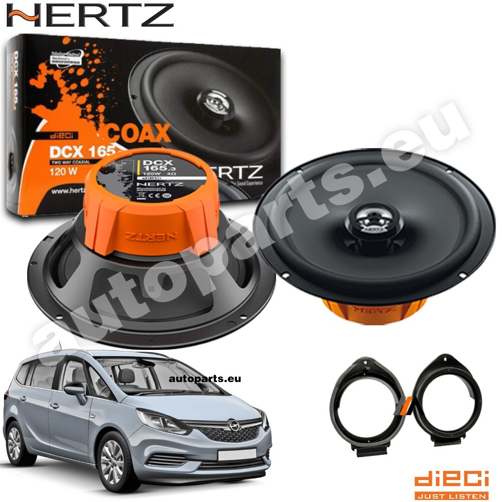 Altoparlanti Hertz 165mm Opel Zafira C: Upgrade Audio Professionale