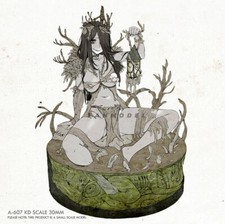 38mm Scale Resin Kingdom Death Girl Lady Unassembled Unpainted A-607