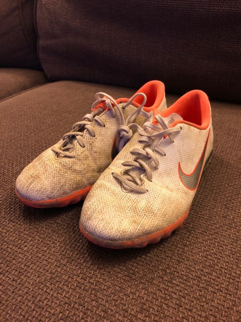 orange astro turf trainers